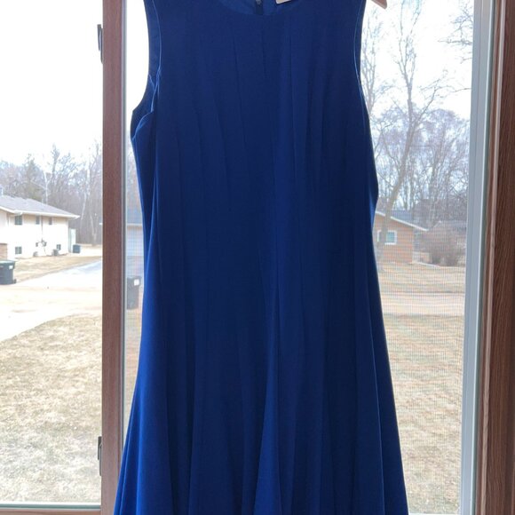 Blue Calvin Klein Plus Size Dress - Picture 4 of 6